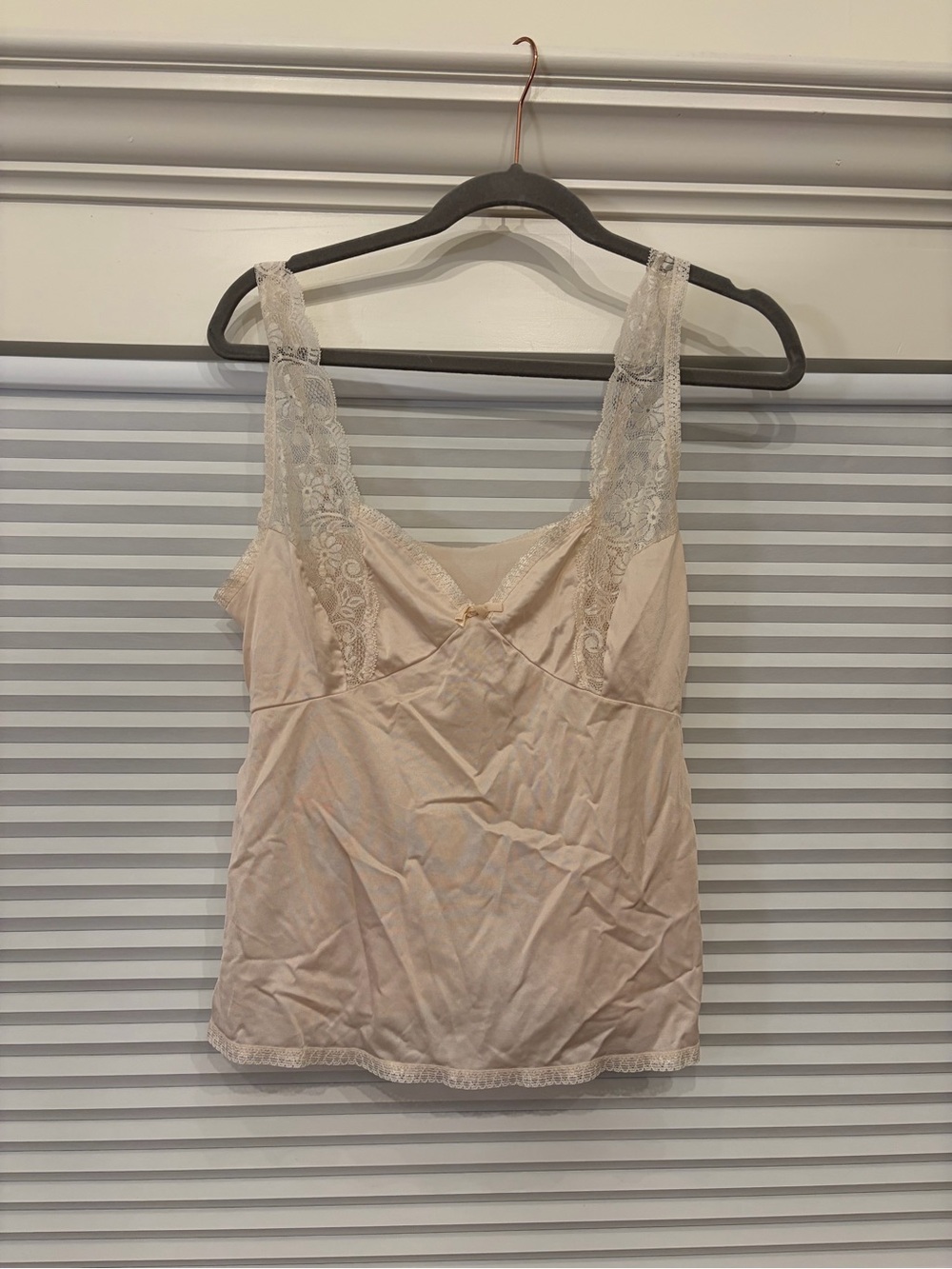 Light pink lace cami top